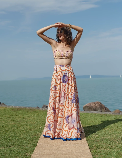 IRIS Maxi Szoknya Bright Bloom