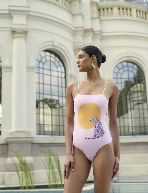 MONA Egyrészes Pink Szavanna
