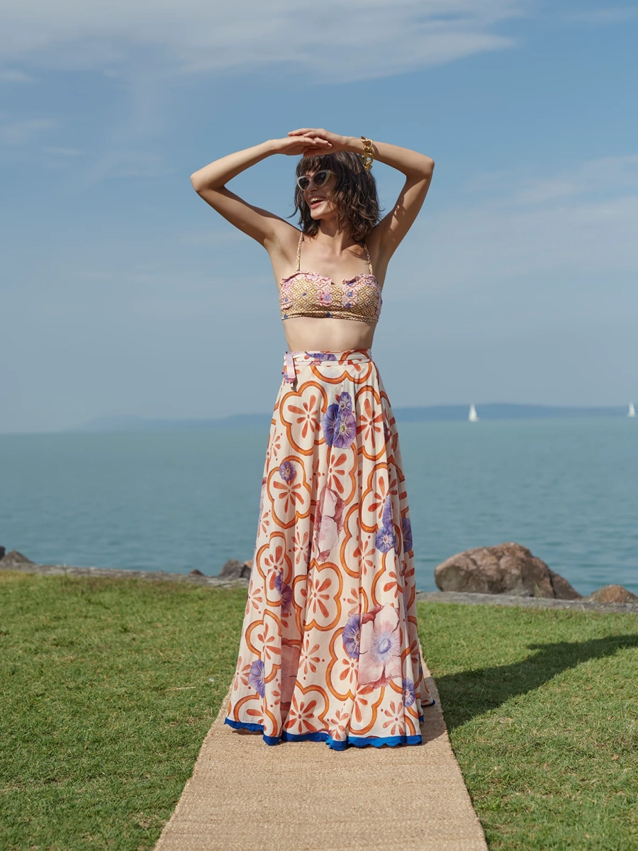 IRIS Maxi Szoknya Bright Bloom