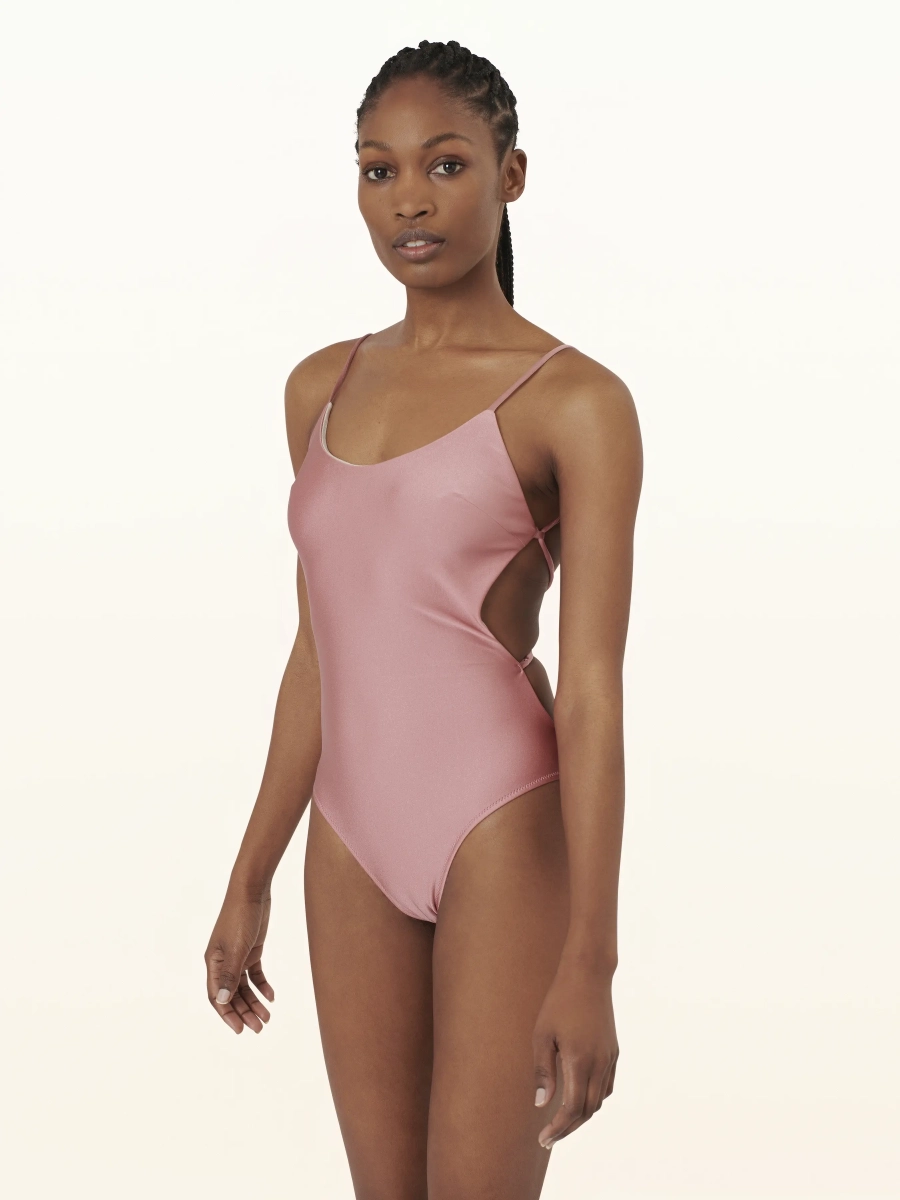 CAMILLE Egyrészes  Fényes Hibiszkusz
