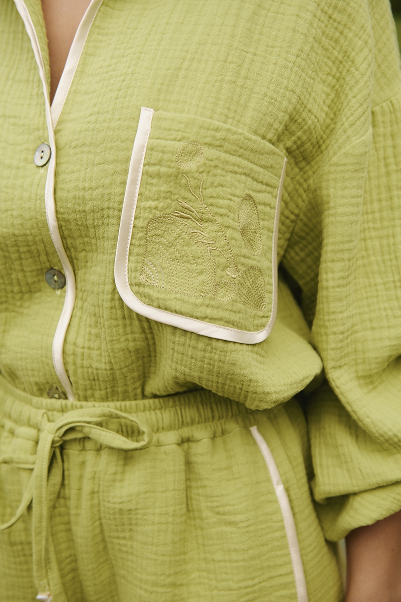 AGI Muslin Set Matcha Green