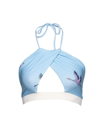 CARA Bikini Top Kék Darvak