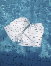 PETER SWIM SHORT BELOW WATER WHITE